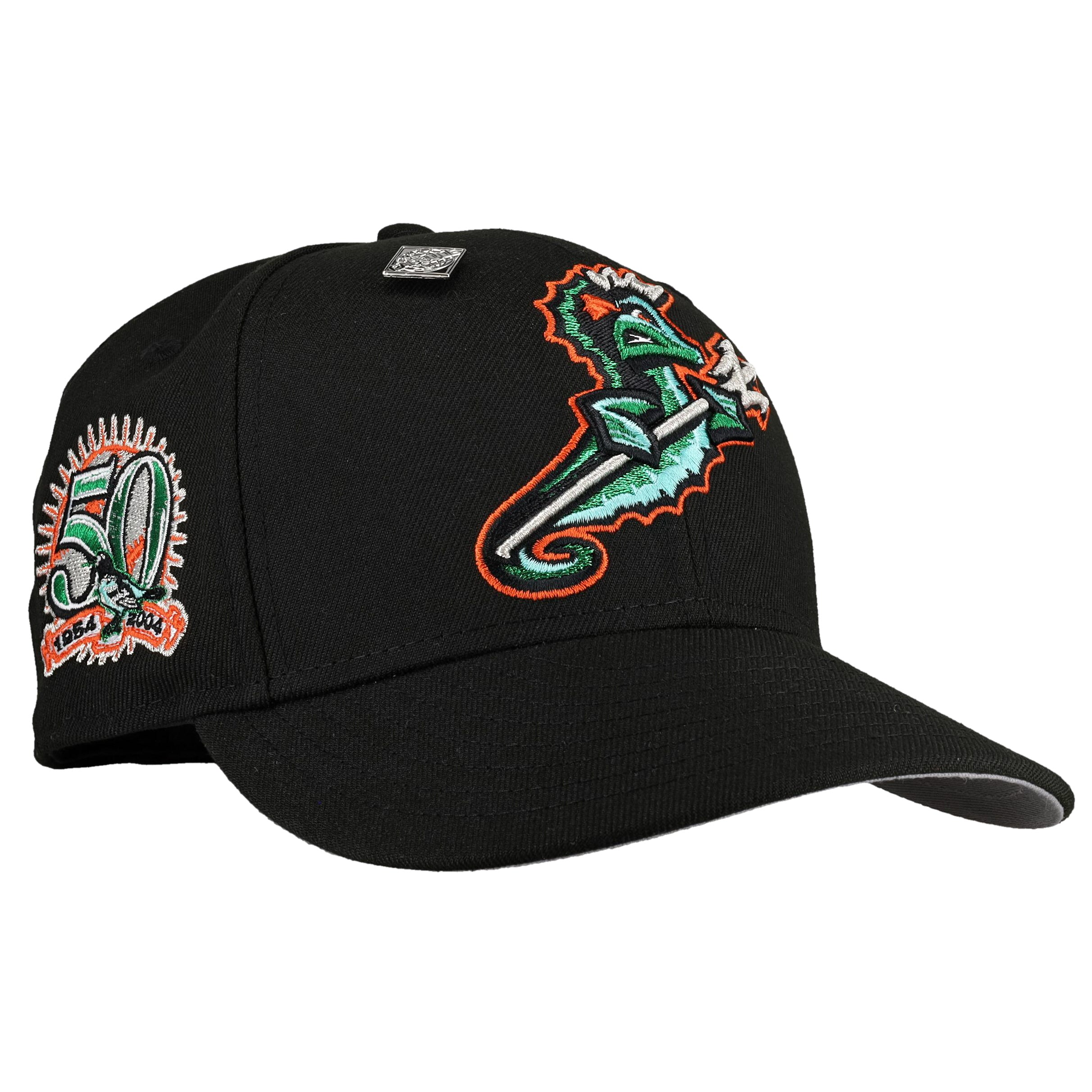 Norfolk Tides X Baltimore Orioles Black Metallic 59Fifty Fitted Hat