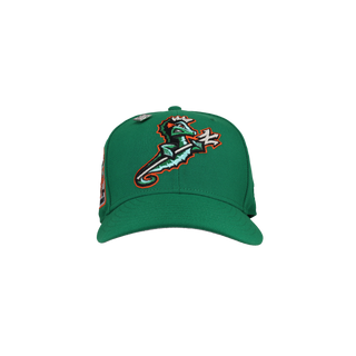 Norfolk Tides X Baltimore Orioles Kelly Green Metallic 59Fifty Fitted Hat