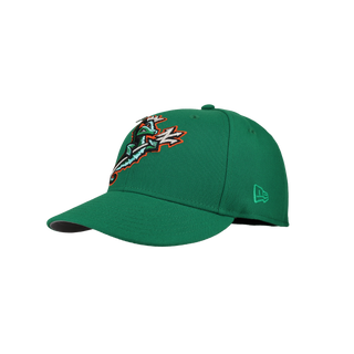 Norfolk Tides X Baltimore Orioles Kelly Green Metallic 59Fifty Fitted Hat