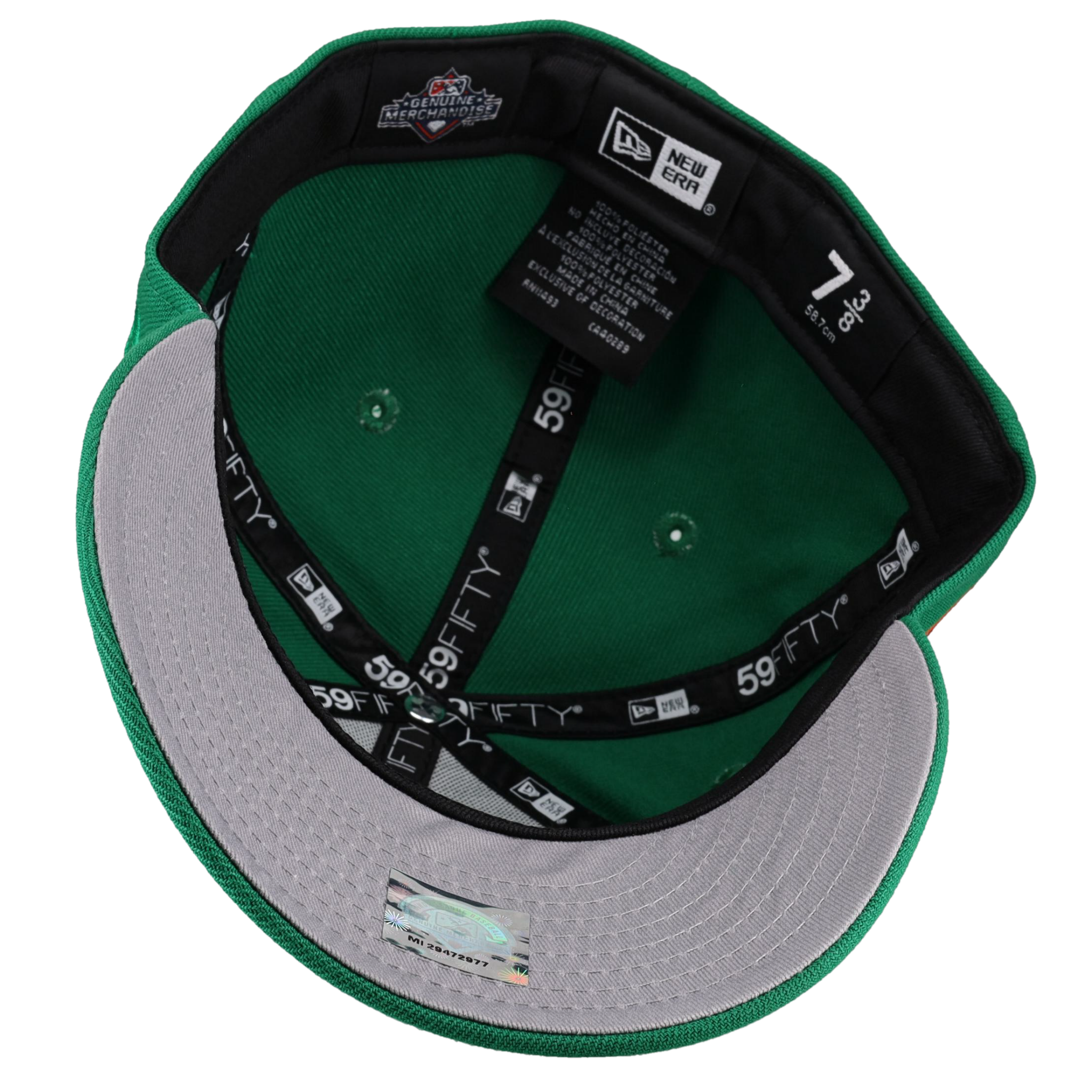 Norfolk Tides X Baltimore Orioles Kelly Green Metallic 59Fifty Fitted Hat