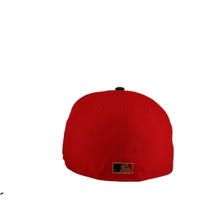 San Diego Padres 40th Anniversary Black Red Metallic 59Fifty Fitted Hat