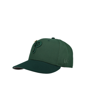 Philadelphia Phillies 1996 All Star Game Two Tone Green Metallic 59Fifty Fitted Hat, close-up detail