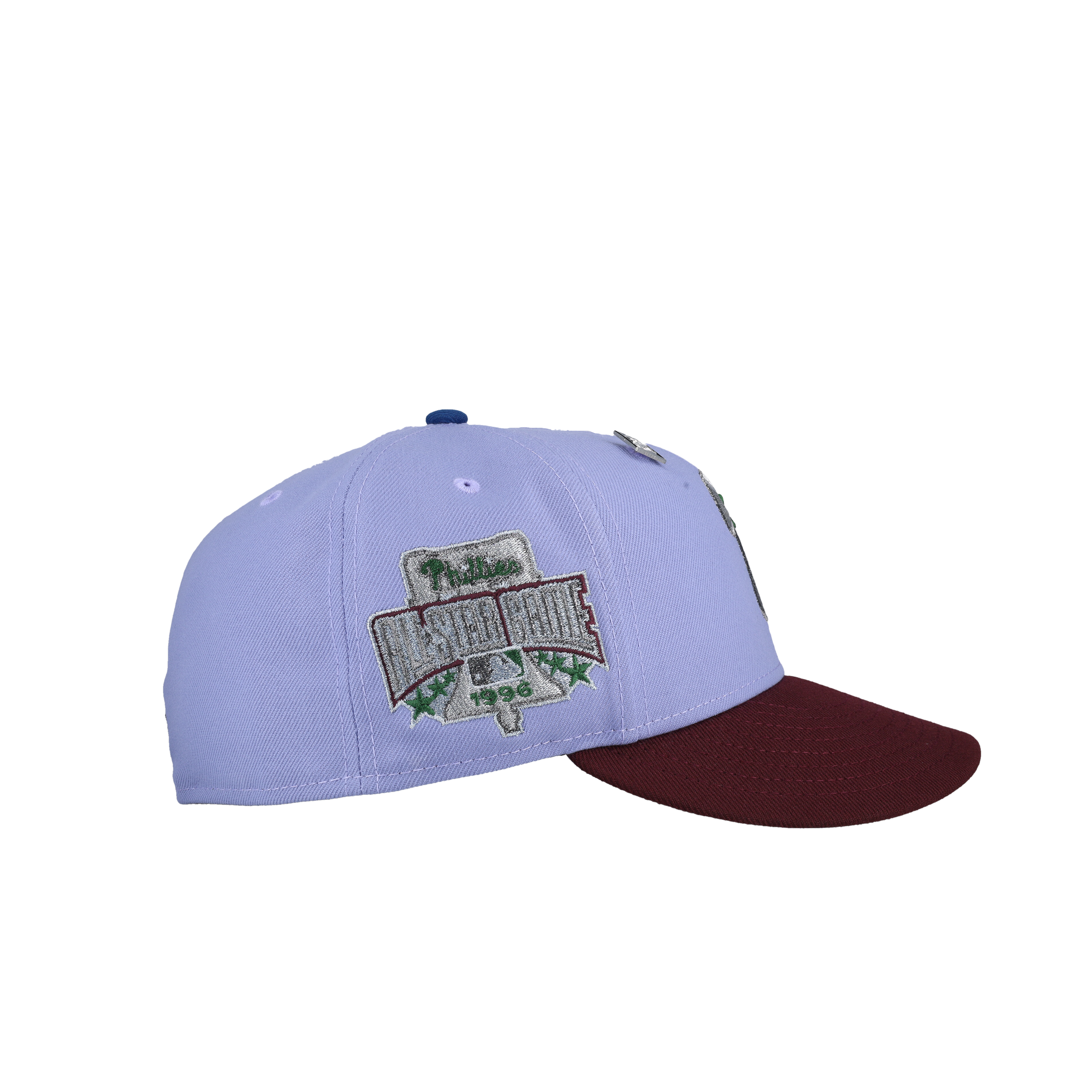 Philadelphia Phillies 1996 All Star Game Lavender Metallic 59Fifty Fitted Hat