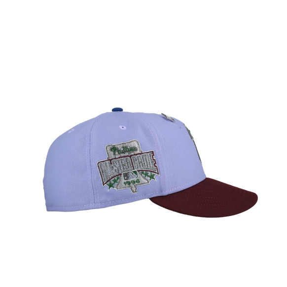 Philadelphia Phillies 1996 All Star Game Lavender Metallic 59Fifty Fitted Hat