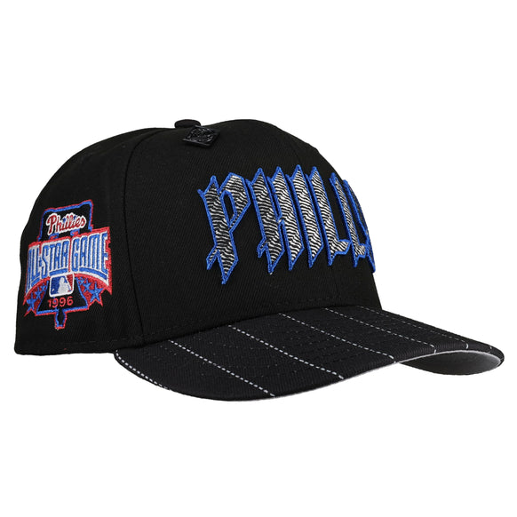 Philadelphia Phillies 1996 ASG Black Pinstripe Metallic 59Fifty Fitted Hat