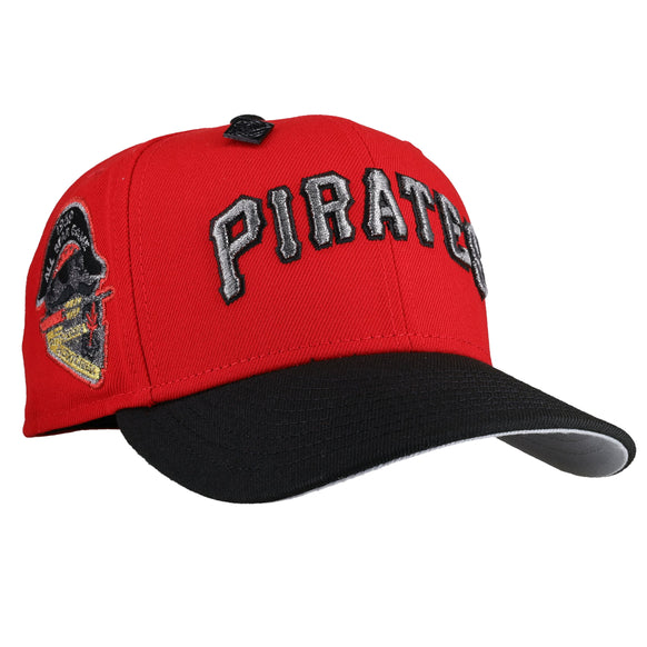 Pittsburgh Pirates 1959 World Series Metallic Black/Red 59Fifty Fitted Hat [RESTOCK]