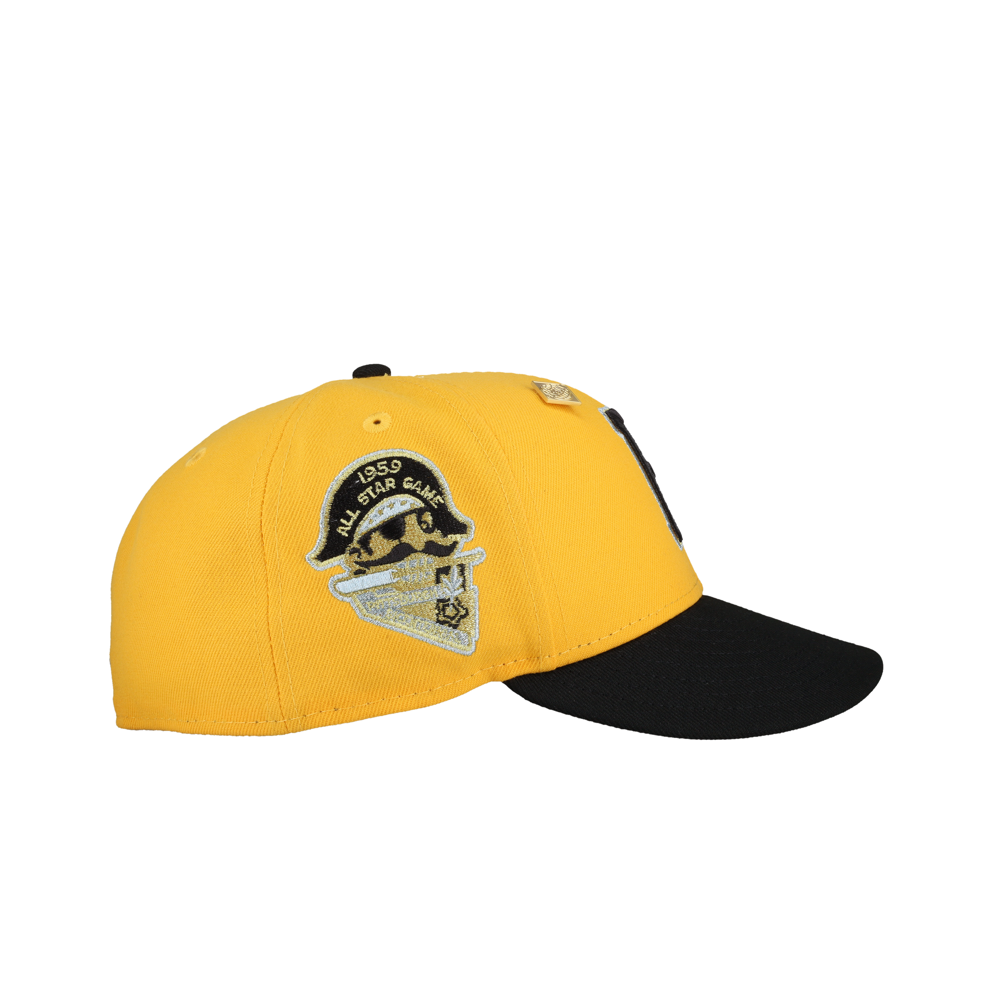 Pittsburgh Pirates 1959 ASG Script Yellow/Black Metallic 59Fifty Fitted Hat