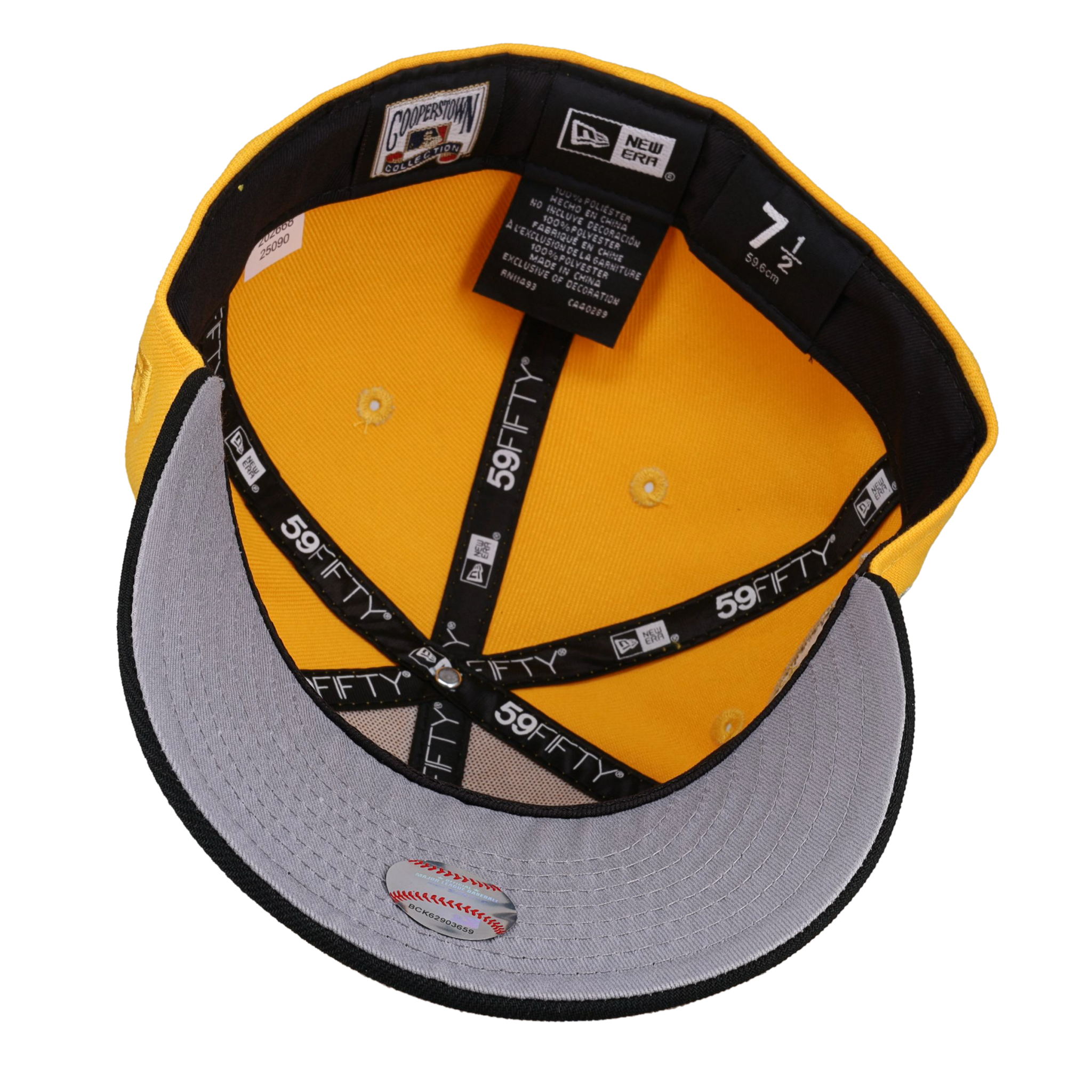 Pittsburgh Pirates 1959 ASG Script Yellow/Black Metallic 59Fifty Fitted Hat