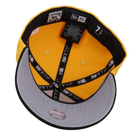 Pittsburgh Pirates 1959 ASG Script Yellow/Black Metallic 59Fifty Fitted Hat