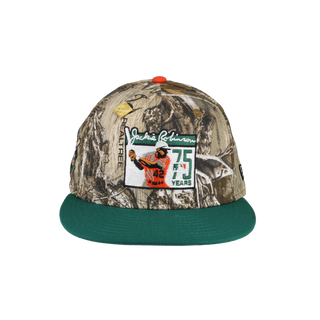 Jackie Robinson Realtree Camo Jackie 42 Patch 59Fifty Fitted Hat