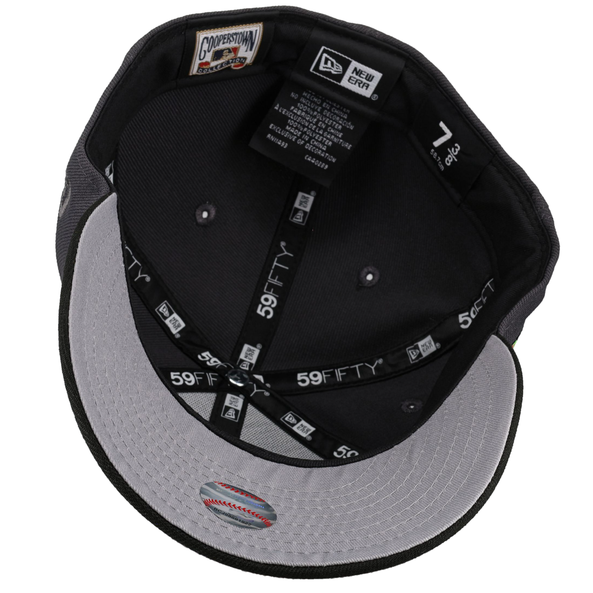 Texas Rangers American National Graphite/Black/Neon Metallic 59Fifty Fitted Hat