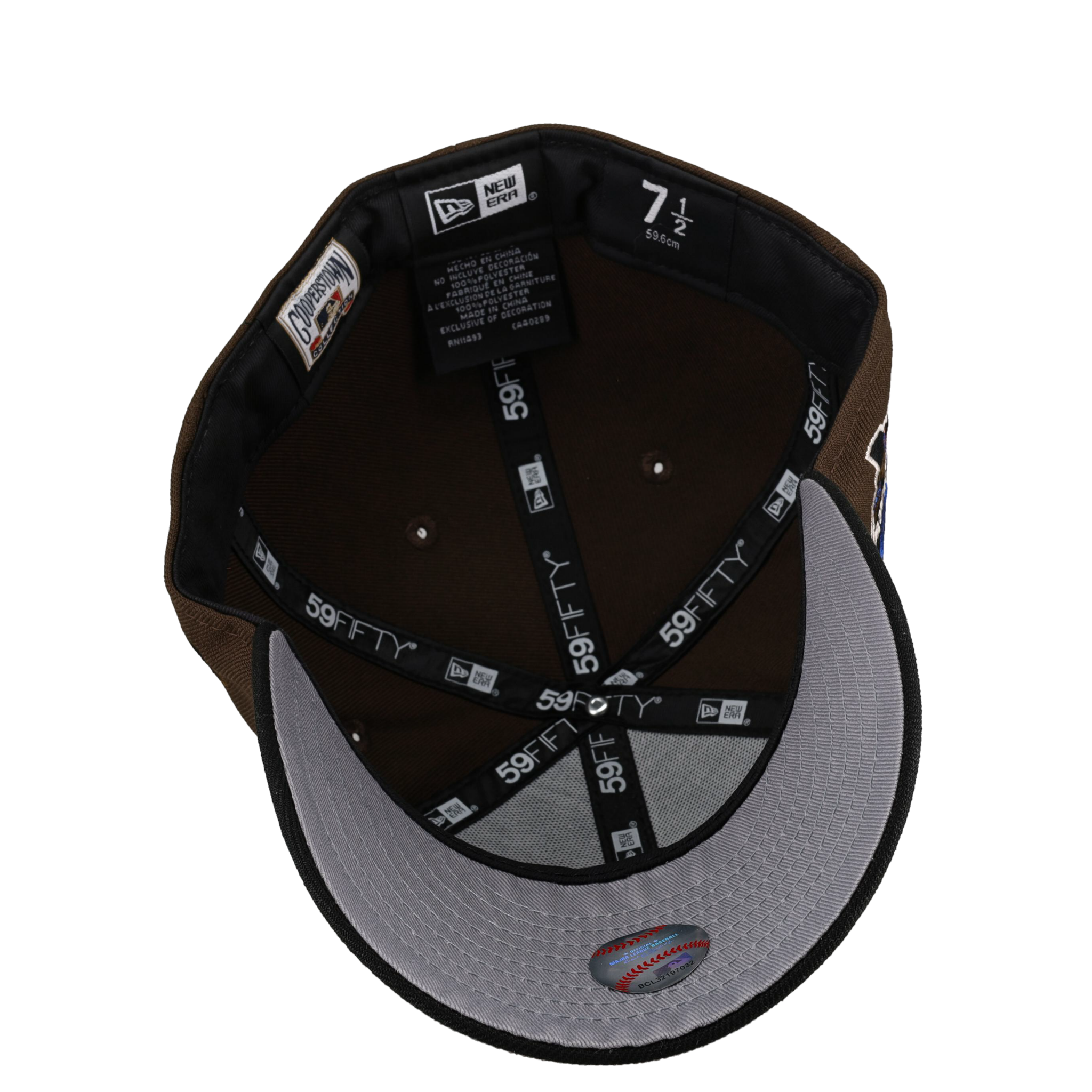 Texas Rangers 40th Anniversary Walnut Black 59Fifty Fitted Hat