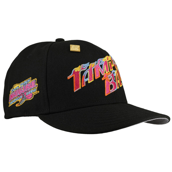 Tampa Bay Rays 1998 Inaugural Color Flame Connect Metallic 59Fifty Fitted Hat