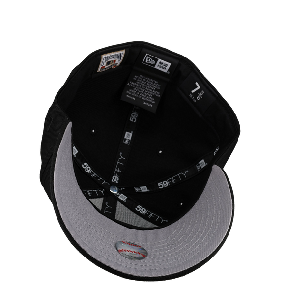 Tampa Bay Rays Tropicana Field Black/Silver Metallic 59Fifty Fitted Hat