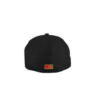 Tampa Bay Rays Tropicana Field Black Green Red Metallic 59Fifty Fitted Hat, alternate view