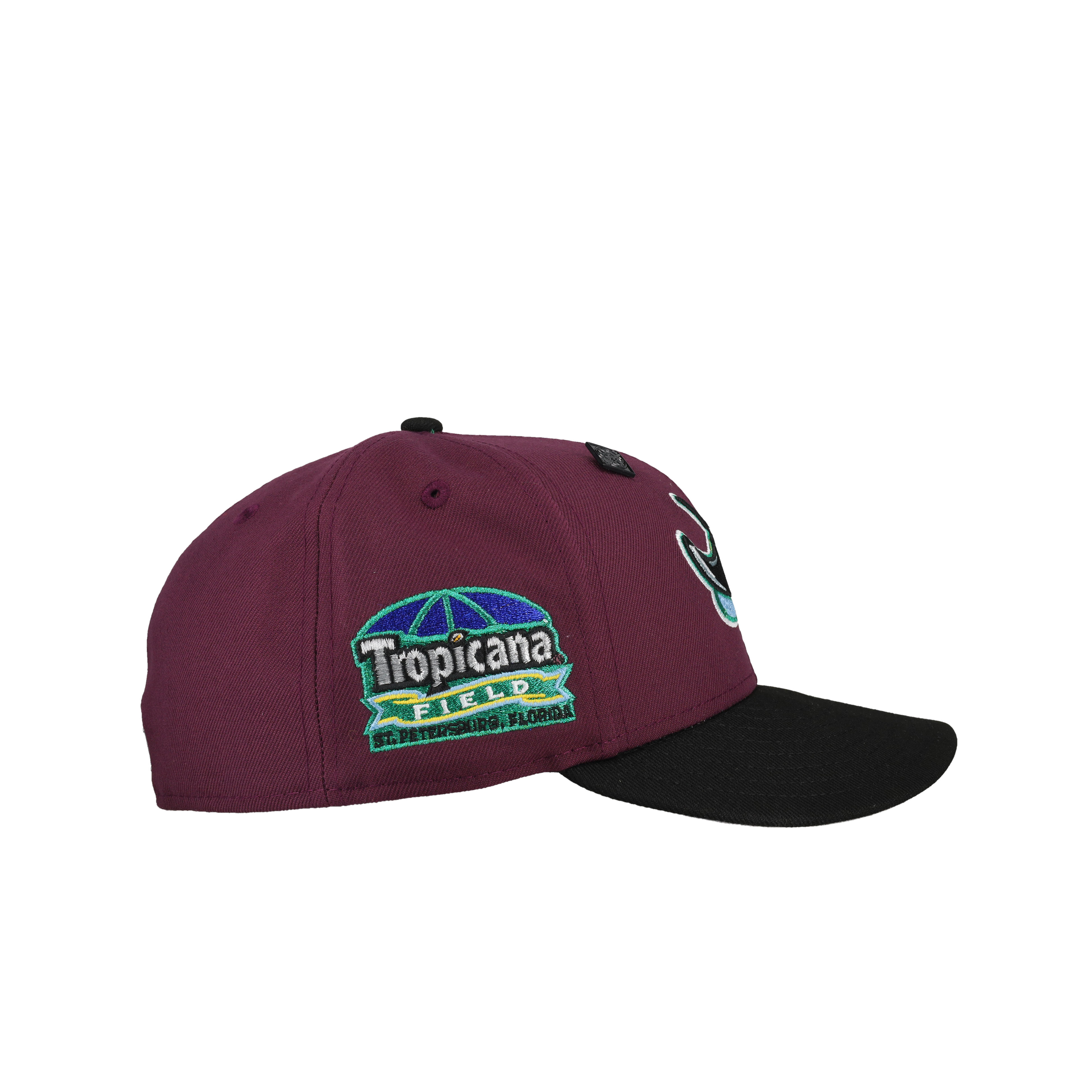 Tampa Bay Rays Tropicana Field Plum/Black Metallic 59Fifty Fitted Hat