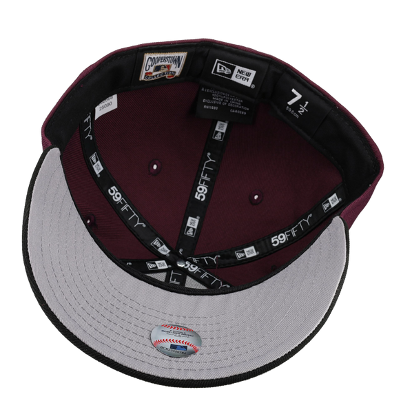 Tampa Bay Rays Tropicana Field Plum/Black Metallic 59Fifty Fitted Hat