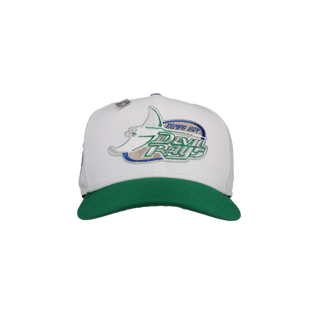 Tampa Bay Rays 1998 Inaugural Metallic White Dome 59Fifty Fitted Hat