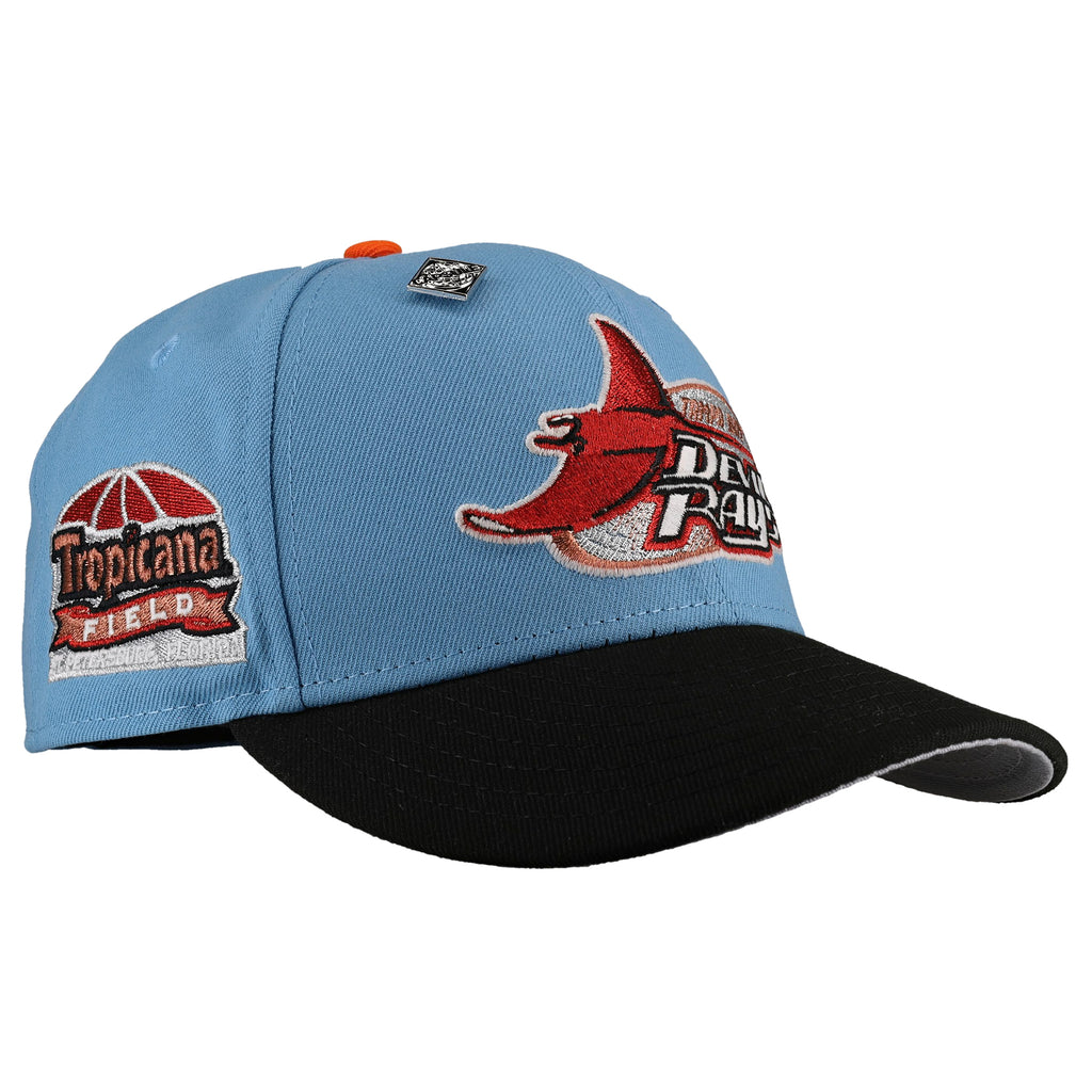 Tampa Bay Rays Tropicana Field Sky Blue Metallic 59Fifty Fitted Hat ...