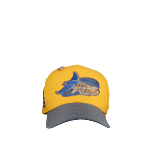 Tampa Bay Rays Tropicana Field Yellow Ice Metallic 59Fifty Fitted Hat