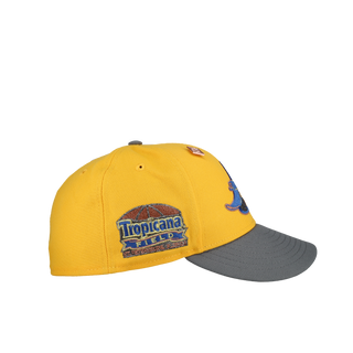 Tampa Bay Rays Tropicana Field Yellow Ice Metallic 59Fifty Fitted Hat