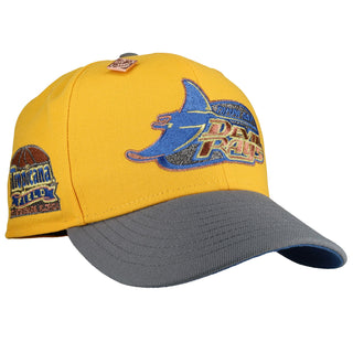 Tampa Bay Rays Tropicana Field Yellow Ice Metallic 59Fifty Fitted Hat