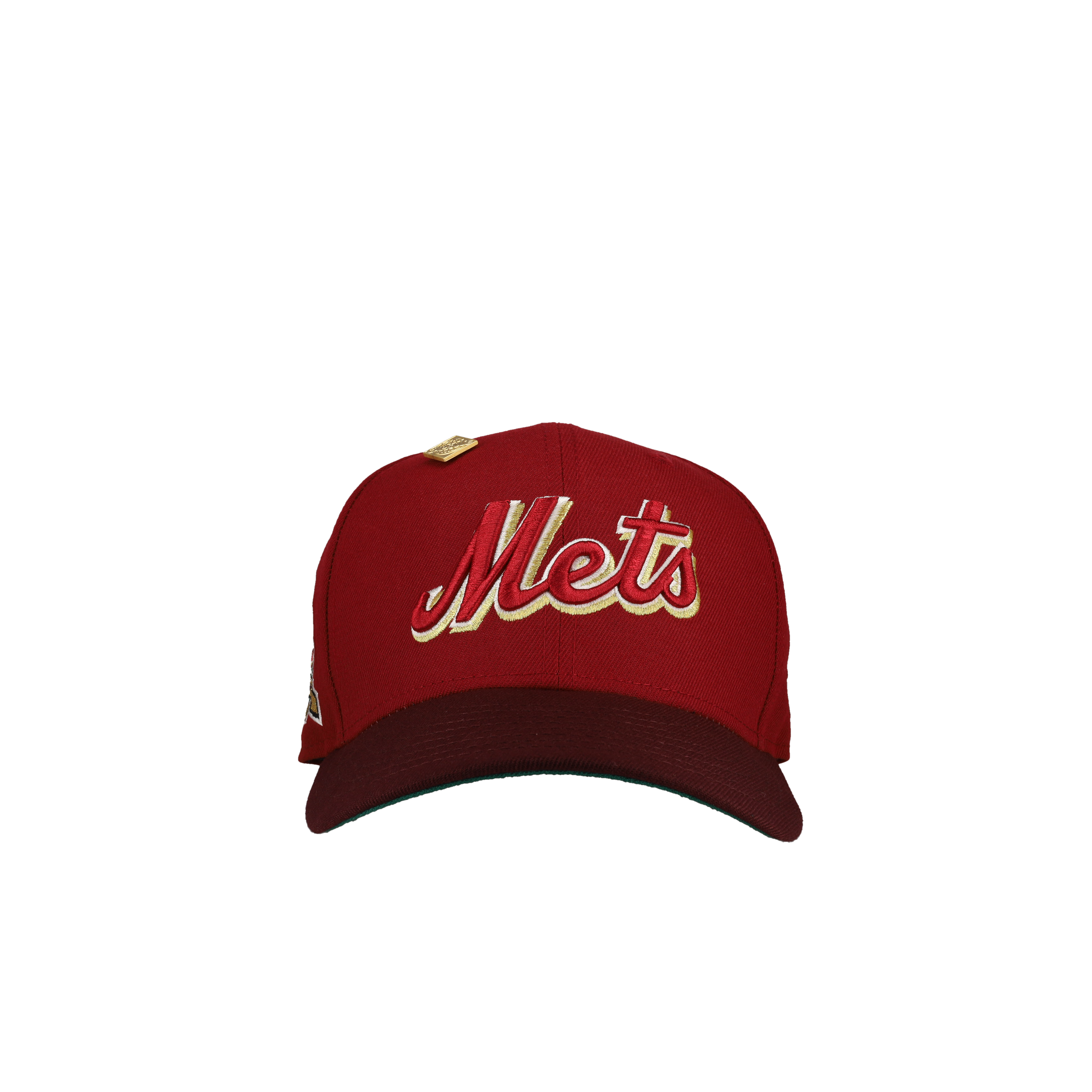 New York Mets 40th Anniversary Red/Burgundy Metallic 59Fifty Fitted Hat