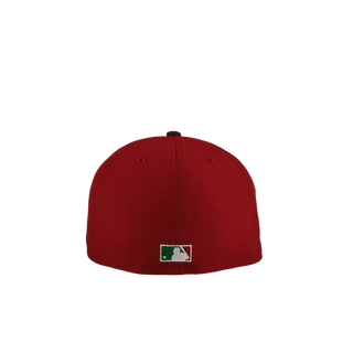 New York Mets 40th Anniversary Red/Burgundy Metallic 59Fifty Fitted Hat