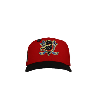 Anaheim Mighty Ducks Red/Black Metallic 59Fifty Fitted Hat