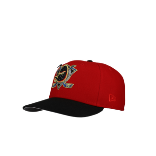 Anaheim Mighty Ducks Red/Black Metallic 59Fifty Fitted Hat