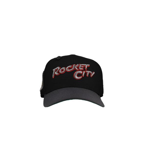 Rocket City Trash Pandas Metallic (Black/Graphite) Metallic 59Fifty Fitted Hat