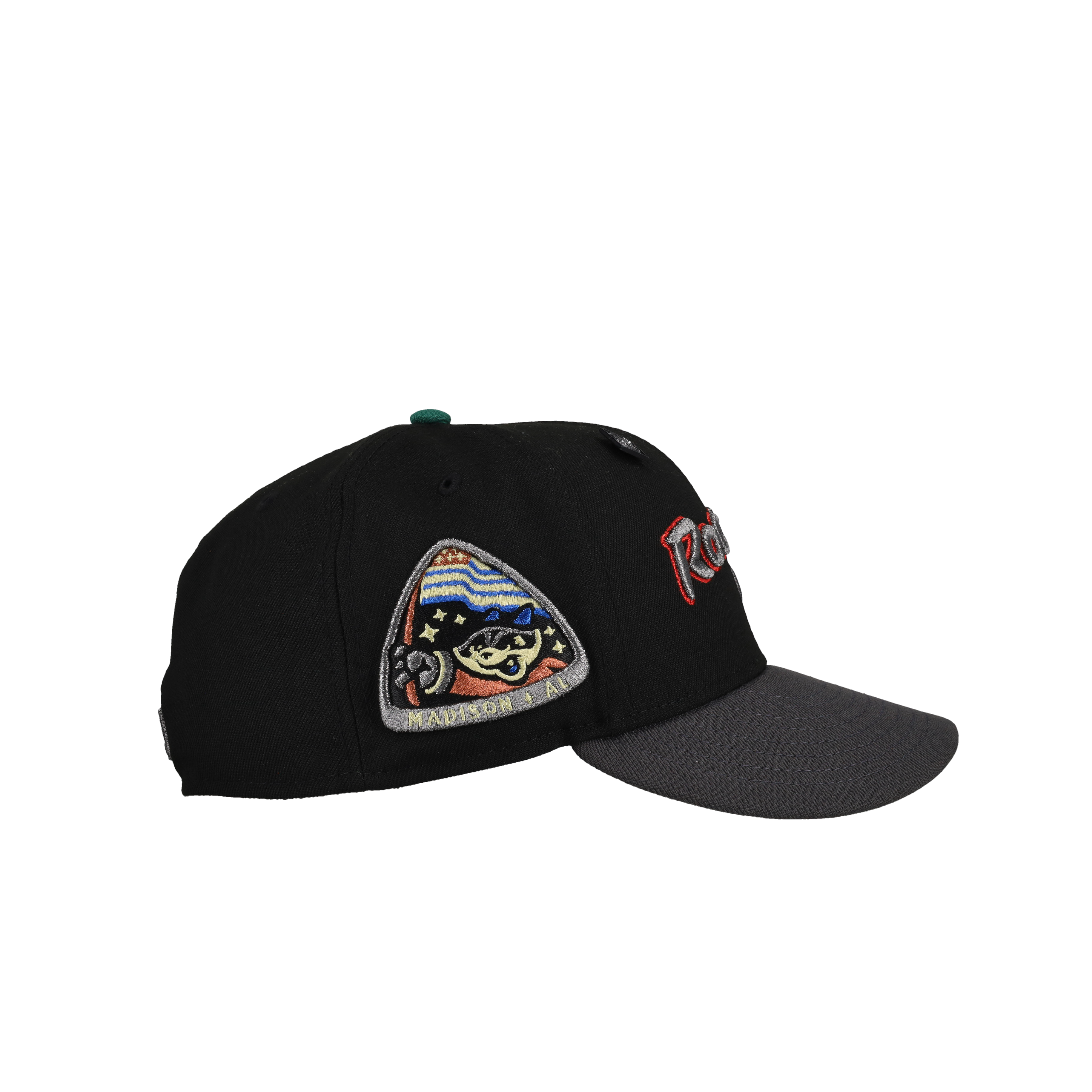 Rocket City Trash Pandas Metallic (Black/Graphite) Metallic 59Fifty Fitted Hat