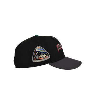 Rocket City Trash Pandas Metallic (Black/Graphite) Metallic 59Fifty Fitted Hat