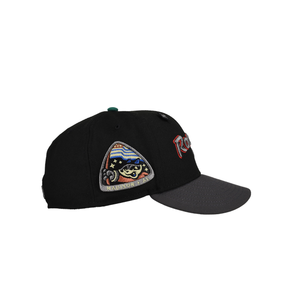 Rocket City Trash Pandas Metallic (Black/Graphite) Metallic 59Fifty Fitted Hat