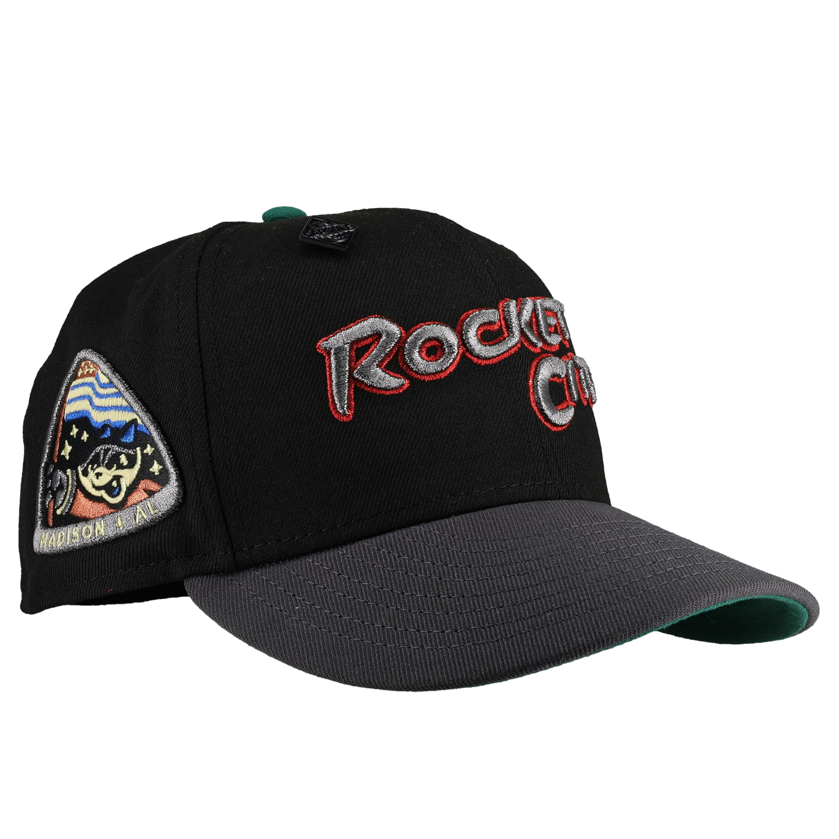 Rocket City Trash Pandas Metallic (Black/Graphite) Metallic 59Fifty Fitted Hat