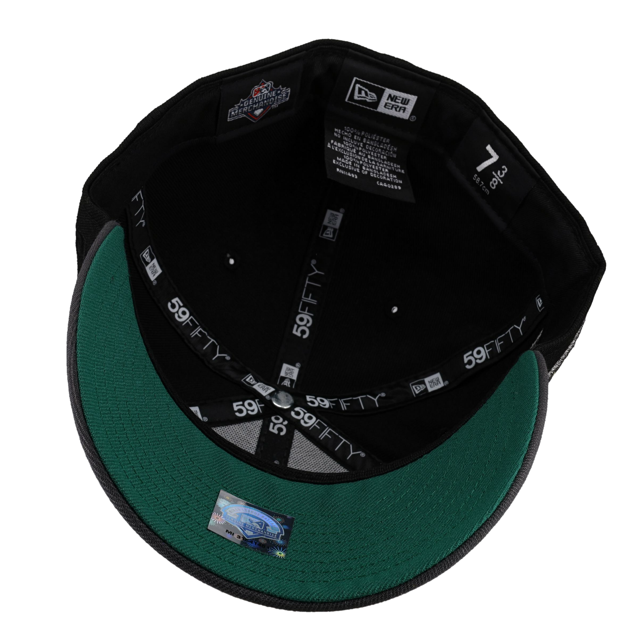 Rocket City Trash Pandas Metallic (Black/Graphite) Metallic 59Fifty Fitted Hat