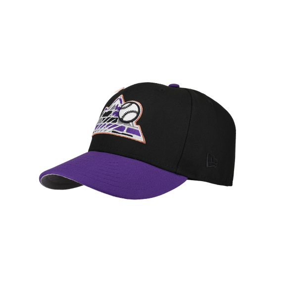 Colorado Rockies Coors 1995 Metallic Bricks Black/Purple 59Fifty Fitted Hat