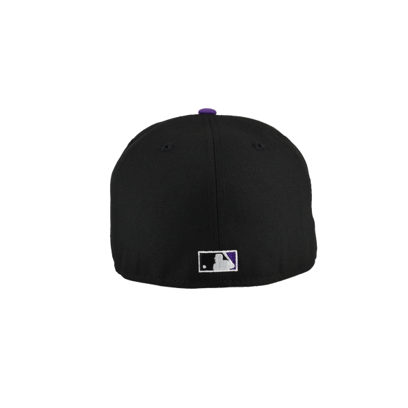 Colorado Rockies Coors 1995 Metallic Bricks Black/Purple 59Fifty Fitted Hat