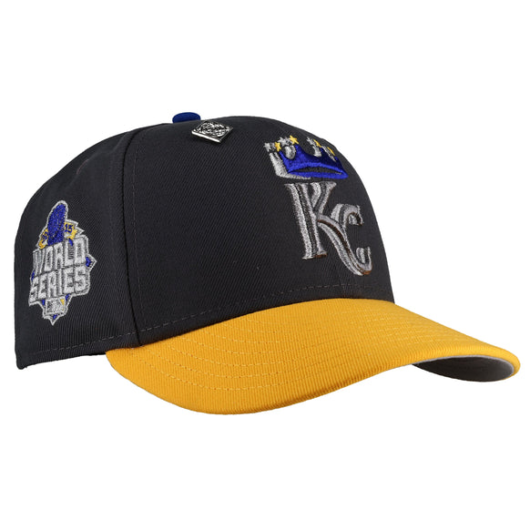 Kansas City Royals 2015 World Series Metallic 59Fifty Fitted Hat