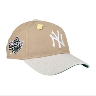 New York Yankees New Era 9Twenty Tan Adjustable Hat 1999 World series NP