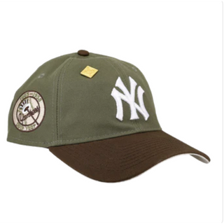 New York Yankees New Era 9Twenty Olive Adjustable Hat 50th year NP