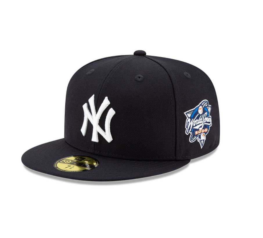 New York Yankees 2000 World Series Basics Fitted Hat, front view
