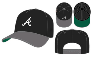 Atlanta Braves 2017 New Era 9Fifty A Frame Snapback Hat (Black/Graphite)
