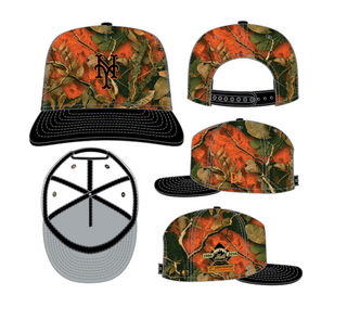 New York Mets Leaves Orange 30th Anniversary 9Fifty A Frame Snapback Hat