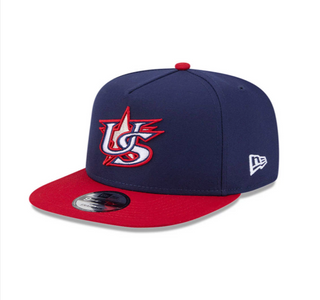 Team USA New Era 2026 World Baseball Classic Navy 9Fifty A Frame Snapback Hat