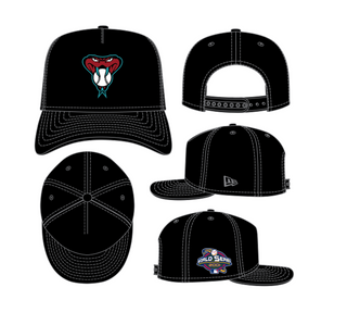 Arizona Diamondbacks 2001 Team Color 9Fifty A Frame Snapback Hat (Grey Brim)