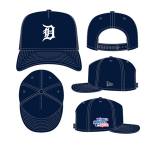 Detroit Tigers 1984 Team Color 9Fifty A Frame Snapback Hat (Grey Brim)