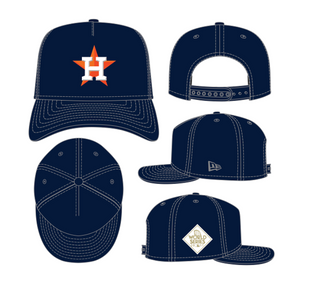 Houston Astros 2017 Team Color 9Fifty A Frame Snapback Hat (Grey Brim)