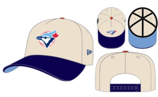 Toronto Blue Jays 1992 WS Off White Corduroy/Navy 9Fifty A Frame Snapback Hat
