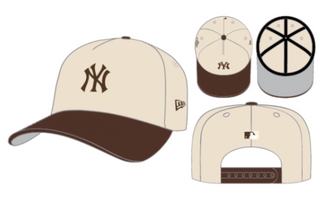 New York Yankees Off White/Walnut 1998 World Series 9Fifty A Frame Snapback Hat